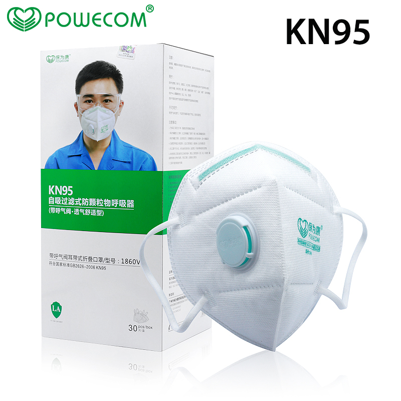 Anti Pollution Mask - 30 Teile/schachtel POWECOM Schutzhülle KN95 Mund