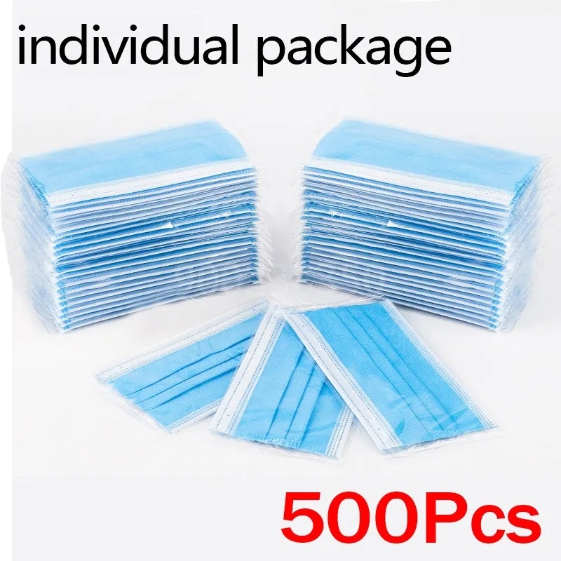 50-500 Stück Einweg-Masken für – Disposable Mask Blue Bewertung und Preis