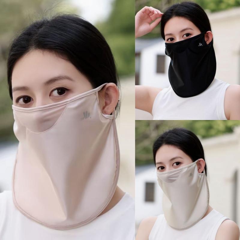 Eisseidenmaske für Damen, UV-b – Neck Gaiter Face Cover Bewertung und Preis